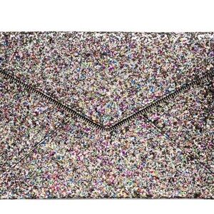 Rebecca Minkoff Glitter Multicolor Clutch